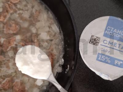 Makaronai su troškiniu grietinės padaže Žingsnis 3