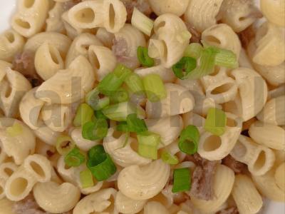 Makaronai su troškiniu grietinės padaže pagrindine nuotrauka