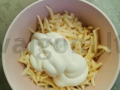 Cukinijos su sūriu ir česnaku Žingsnis 5