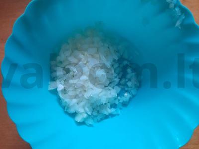 Kotletai „Žuvies apkabinimai“ Žingsnis 2