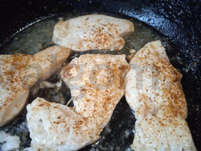 Mini baguette su vištiena, feta sūriu ir jalapeño Žingsnis 2