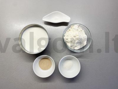 Ossetijos pyragas su mėsa Žingsnis 1