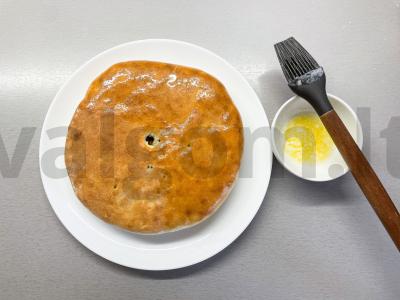 Ossetijos pyragas su mėsa Žingsnis 5