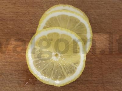 Ledas gėrimams su citrina ir mėtomis Žingsnis 1