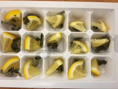 Ledas gėrimams su citrina ir mėtomis Žingsnis 2