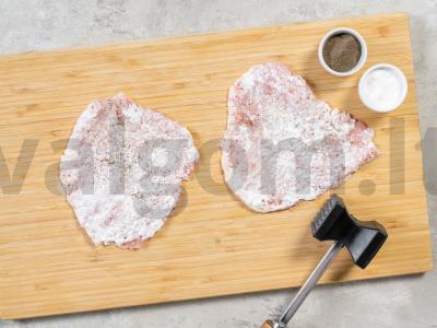 Kiaulienos ritinėliai su įdaru orkaitėje Žingsnis 2