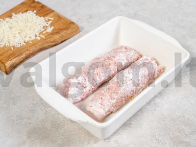 Kiaulienos ritinėliai su įdaru orkaitėje Žingsnis 3