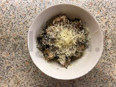 Salotas „Mėsos krepšelis“ Žingsnis 4