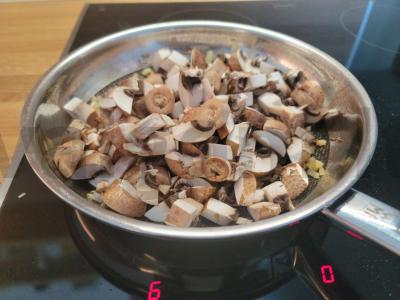 Be glitimo blyneliai su grybais Žingsnis 3