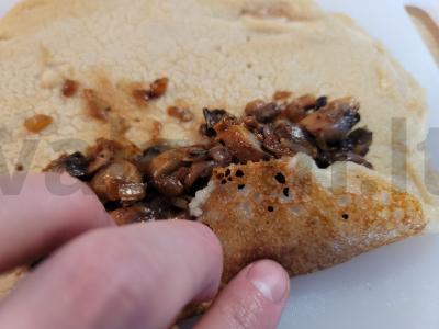 Be glitimo blyneliai su grybais Žingsnis 5