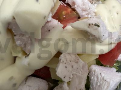 Skaniausias Cezario salotas pagal unikalų receptą Žingsnis 5