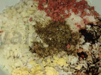 Mėsos keksiukai su bekonu Žingsnis 1