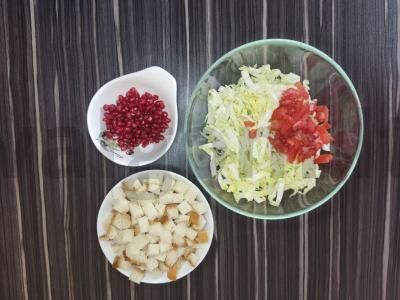 Cezario salotas su granatu Žingsnis 1