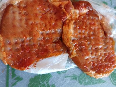 Kiaulienos eskalopas su grybais po sūrio kepure Žingsnis 2