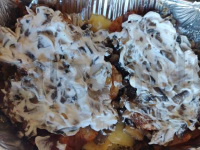 Kiaulienos eskalopas su grybais po sūrio kepure Žingsnis 7