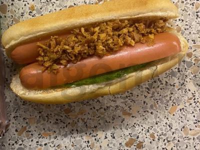 Karštas šuo su Cezario padažu Žingsnis 8