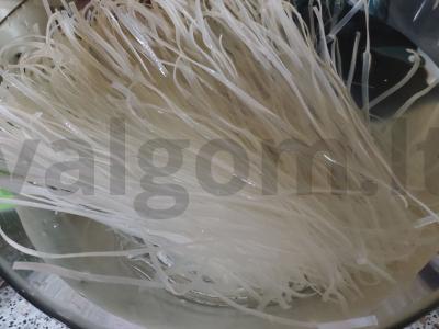 Ryžių makaronai su šiitake Žingsnis 2