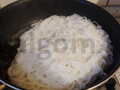 Ryžių makaronai su šiitake Žingsnis 10