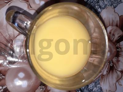 Lęšių garnyras su apelsinų sultimis Žingsnis 3