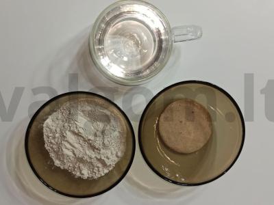 Kvietinė-rašinė duona ant rašinės raugos Žingsnis 1