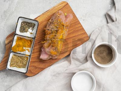 Keptas kalakutienos filė „Coke“ Žingsnis 1