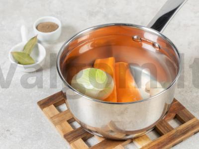 Daržovių sriuba su grietinėlėmis Žingsnis 1