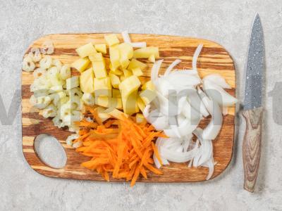 Daržovių sriuba su grietinėlėmis Žingsnis 2