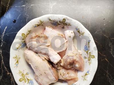 Vištiena grietinėje Žingsnis 2