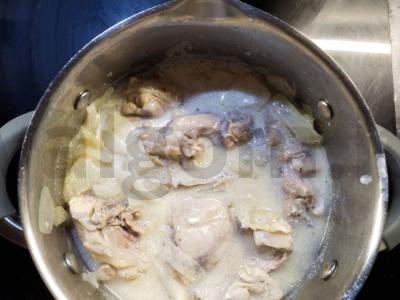 Vištiena grietinėje Žingsnis 5