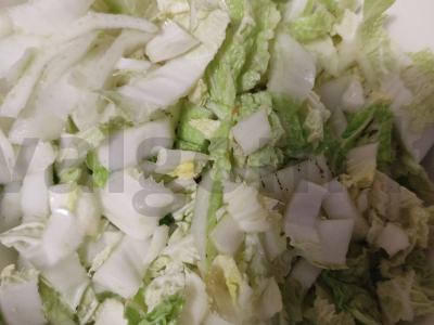 Salotos su kopūstais ir tunu Žingsnis 1