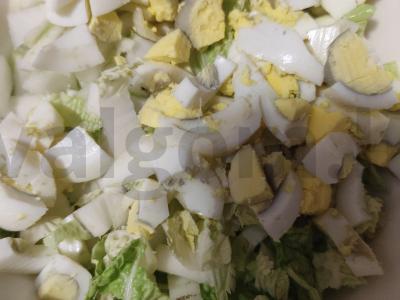 Salotos su kopūstais ir tunu Žingsnis 2