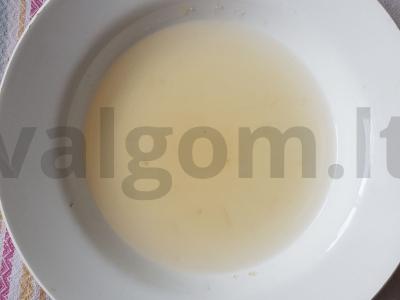 Mousso kokteilis su vaisiais Žingsnis 1