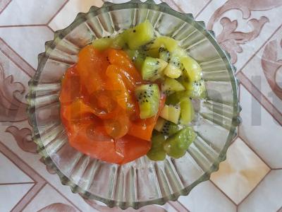 Mousso kokteilis su vaisiais Žingsnis 2