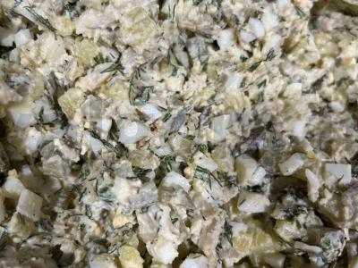 Olivjė su vištiena ir krapais Žingsnis 3