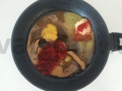 Medus triušis su obuoliais ir raudonuoju svogūnu Žingsnis 2