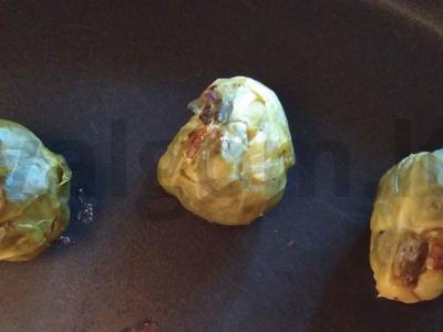 Avokado užkandis su Briuselio kopūstais Žingsnis 2