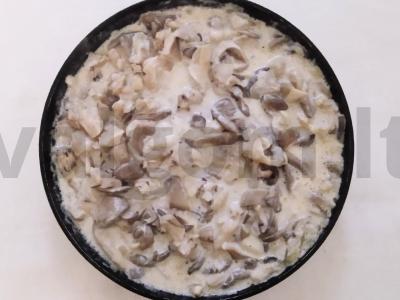 Velnio grybeliai, kepti grietinės padaže Žingsnis 2