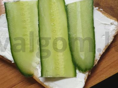 Tostai „rusų stiliumi“ su lašiša ir varškės sūriu Žingsnis 2