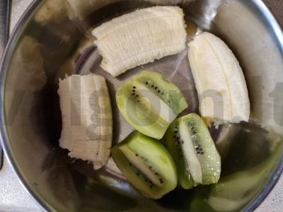 Baltymų kokteilis Žingsnis 1