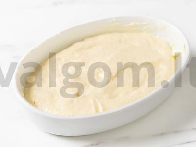 Slyvų pyragas „Niujorkas“ Žingsnis 5