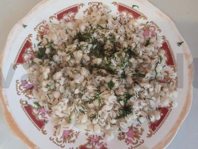 Birios perlų košė su sviestu ir žolelėmis Žingsnis 9