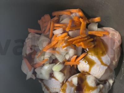 Vištienos šlaunelės panazijietišku stiliumi Žingsnis 5