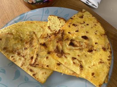 Tortilija su baklažanais adžikoje Žingsnis 4