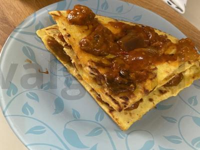 Tortilija su baklažanais adžikoje Žingsnis 7