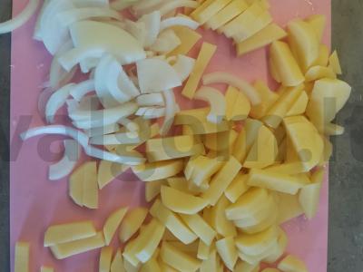 Bulvės su grybais Žingsnis 5