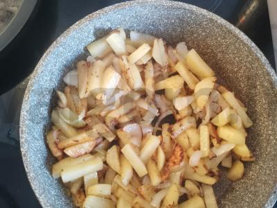 Bulvės su grybais Žingsnis 8