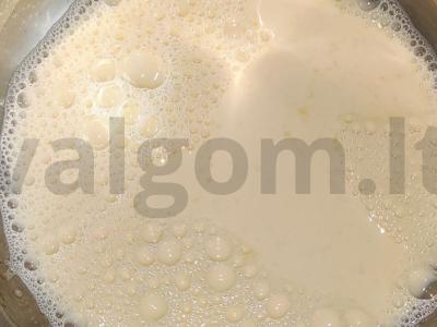 Pieninė želė su avietėmis Žingsnis 4