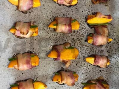 Kvapnus prosciutto su aštriu pipiru ir persimonu Žingsnis 3