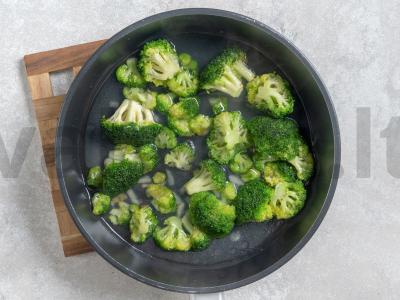 Makaronai su brokoliais Žingsnis 6