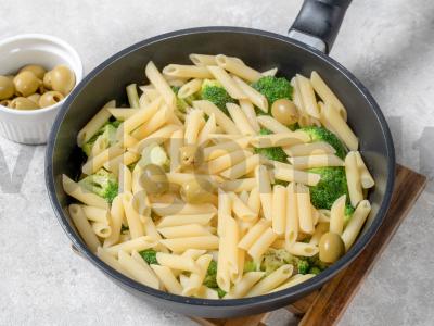 Makaronai su brokoliais Žingsnis 8